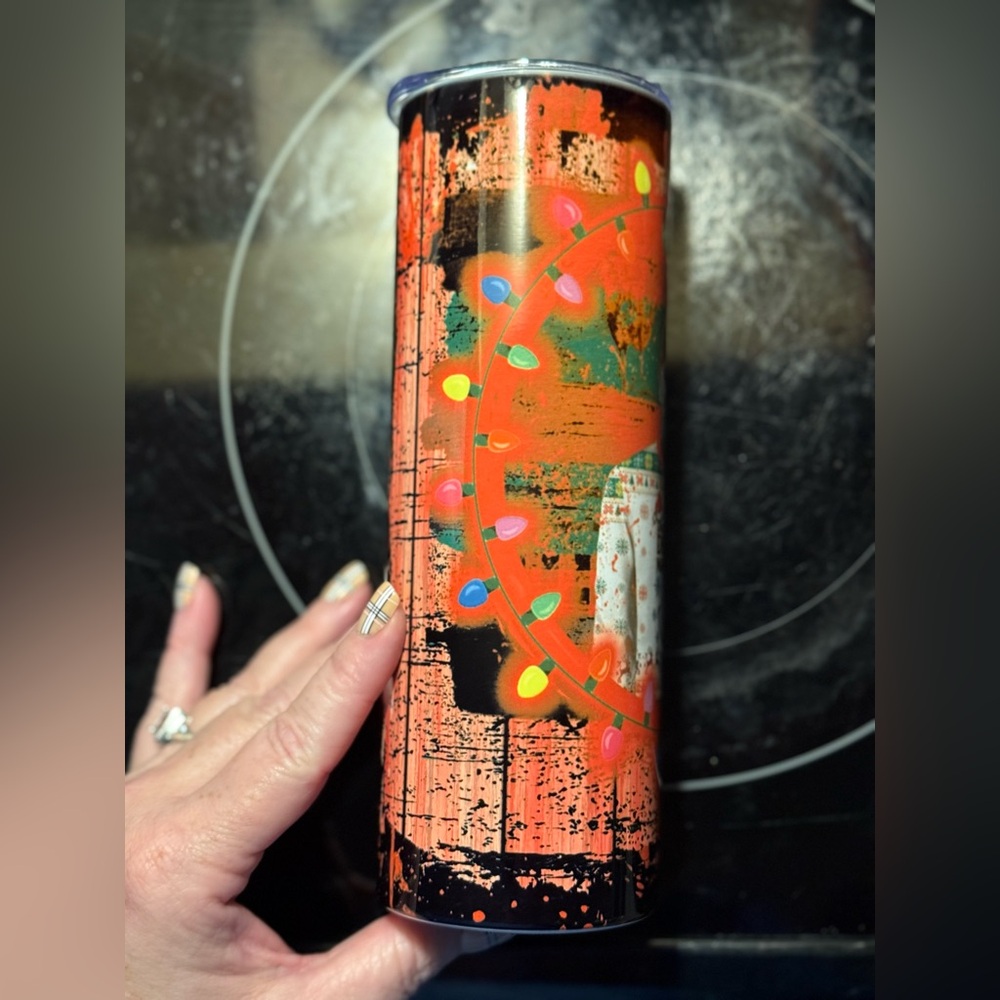 Michael meyers Christmas tumbler